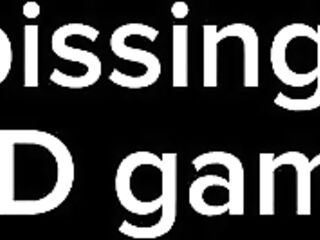 Nonchalant pissing in daybed whilst playing COD game in phone