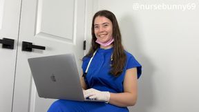 Nurse Bunny Fills Out Your New Patient Intake Form