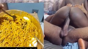 Bestie Cooks and Gives up Pussy as Birthday Gift