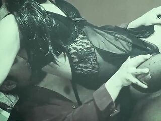 Whipping a closed-door transvestite who wishes to be drilled