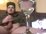 Cum Drinking CEI Reaction FAIL :( I back out this time lol