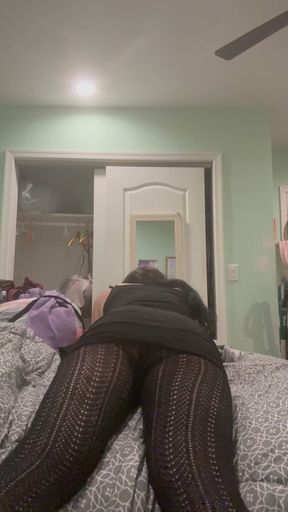 Sissy in Black Dress