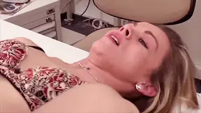 Blonde bombshell gets pounded hard in lingerie