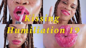 Kissing Humiliation 19- Ebony Femdom Goddess Rosie Reed Loser Humiliation Lipstick Fetish Tease And Denial- standard definition