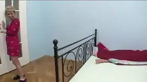 Mature blonde chick sucks and devours cock before taking a hard fuck in her