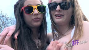 lezzie bff - faye reagan & georgia jones hardcore lesbo makeout