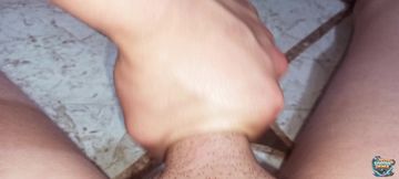 Controversial POV teaser of handjob in the bathroom