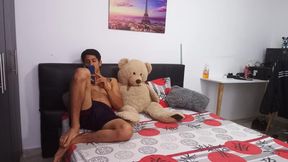 Hot guy makes sensual video.