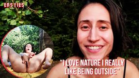 Ersties - Kinky Brazilian Girl Gets Off in Nature With Odd Objects