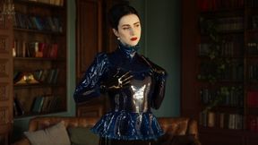 Catsuit and blouse perfect combination of latex (4K)