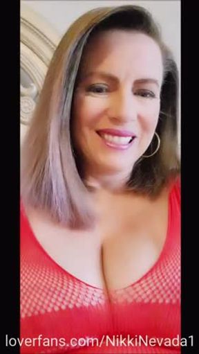 Nikki In Sexy Strappy Red Lingerie Dildo Sucking And Fucking While Giving You JOI