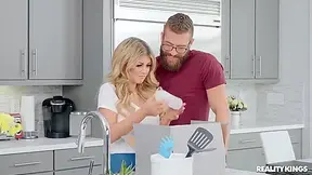 Ripped Yoga Pants After Oil Drenched Tittyfucking W Kayla