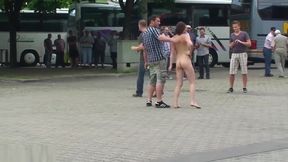 Anja nude in public 2 HD