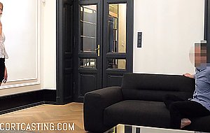 Escort casting stunner from ukraine likes fucking with leash