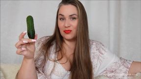 You Are My Dirty Slut Playing With Cucumbers (720p HD)