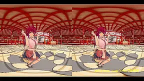 vr180 mmd marine dance 3d hololive