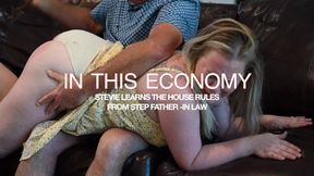 In this economy, Stevie Rose spanked by Step father-in-law HD 1080p M4v