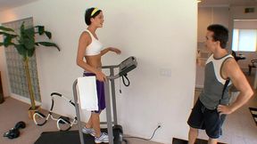eva sinn fucks during workout