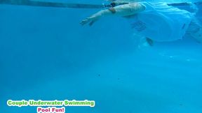 BBw Nurse Vicki and Handsome harry in Couple Underwater Diving and Swimming