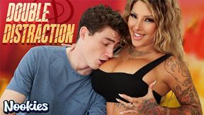 Stepmom Rips Condom Off Stepson Before Riding His Big Dick