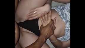Your cock feels so good &mdash;  daddy &mdash;  or give it to me harder?