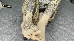 FootJob On Dildo