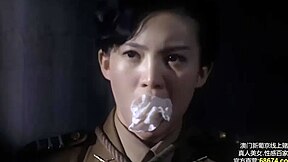Chinese Girl Stuff Gagged And Blindfolded