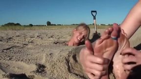 Beach Vacation Tickling With Violet Skye