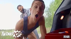 Are On A Road Trip And Get Lost Then Comes To Fuck & Save Them 11 Min With Theo Brady, Benjamin Blue And Markus Kage