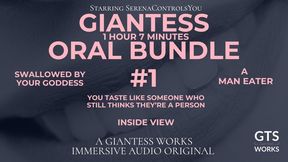 Giantess Oral Bundle #1 by GTS Works - Macrophilia Immersive Audio - Vore Fetish - Cruel & Gentle Giantess ASMR