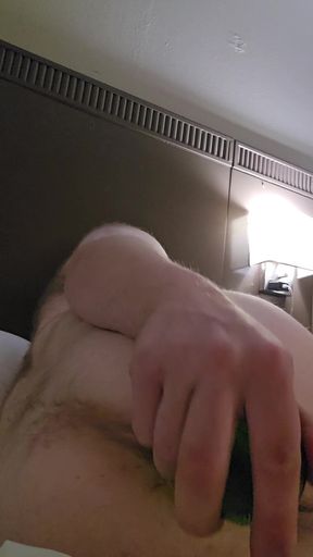 Fucking My Ass with a Bottle in a Hotel