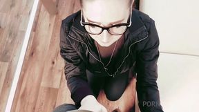brunette call girl lara fox pleases her client with blowjob & gets fucked in doggy ots216