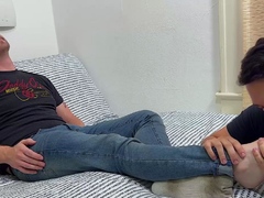 Dan Edwards Worship His Boyfriends Russ Big Feet