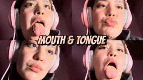 Mouth fetish extreme close-up