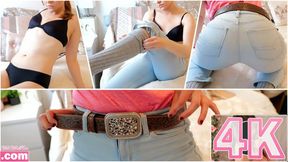 Cum All Over My Belt & Jeans