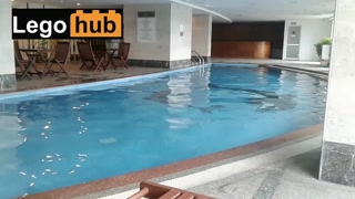 I pick up a hot cosplay girl at the swimming pool