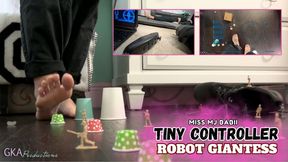Tiny Controller, Giant Robot: Miss MJ Babii's Mechanical March 4K