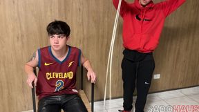 Skateboard Delivery Trap: Tickled, Hogtied & Teased All Night