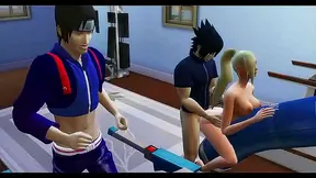 Ino Seduces Sasuke in Steamy Forbidden Tryst – Busty Milf Takes Control