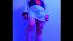 Boot Fetish Heaven: Barefoot Guy Worships Clients Booty – Amateur Crossdress Fun 18+