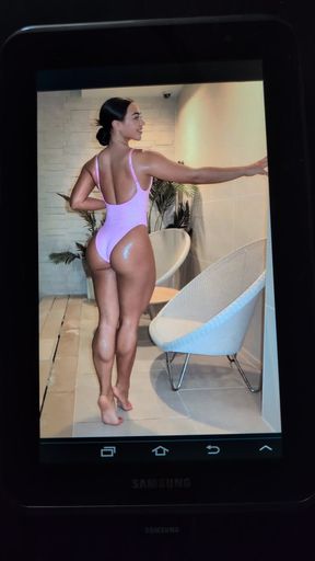 Female model in swimsuit