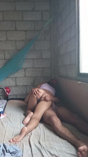 Young Woman Approaches Her Best Friend When She Comes Home From Work