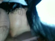 Stepmother in Nun outfit has a strong orgasm while licking his ass
