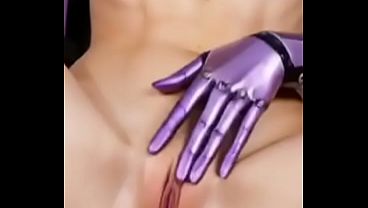 Cyborg Girl Display and Pleasure: Close-Up Show, Self-Touch, Missionary &amp_ Facial Finish [AI Generated]