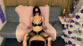 mistress pegging slave s ass roughly and hard