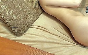 blonde cutie babe having fun masturbating