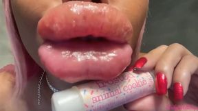 RubyDollLipz's Sniffing My Swollen Lips+Lip Balm #2