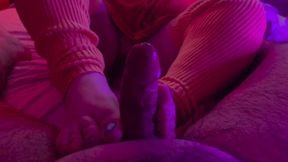 Sloppy Blowjob, Foot Job and Fucking? Jinkies!