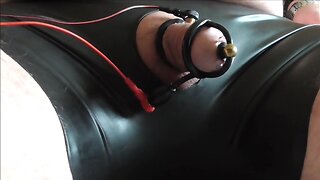 My estim latex shorts 2