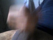 Hot German cums his milk on his cock